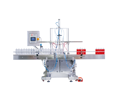 多头直线式全自动容积式液体灌装机